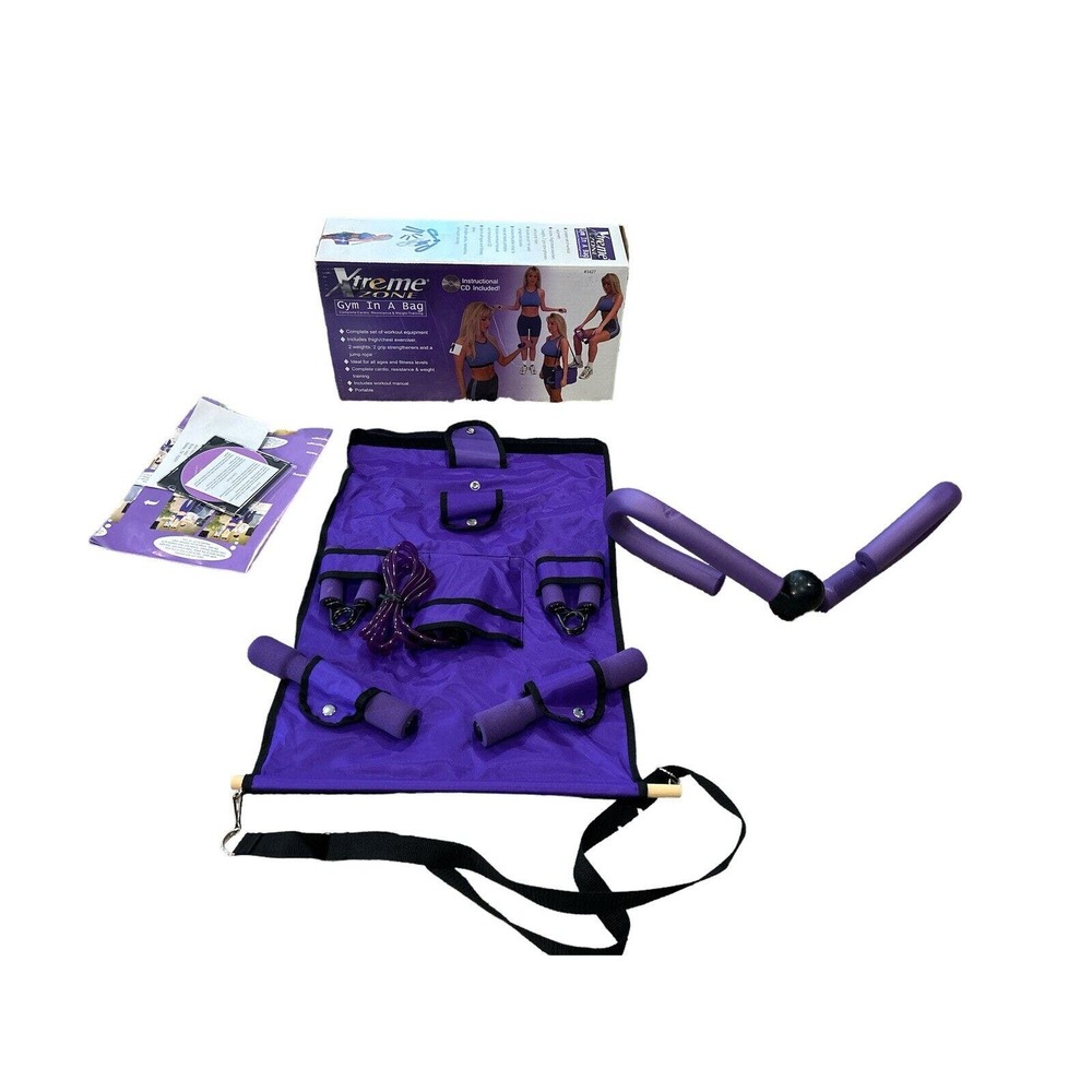 Extreme Zone Gym In A Bag Complete Cardio Resistance & Weight Training VTG